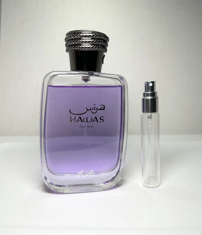 Hawas for Him by Rasasi – Eau de Parfum (8 mL Travel Size)
