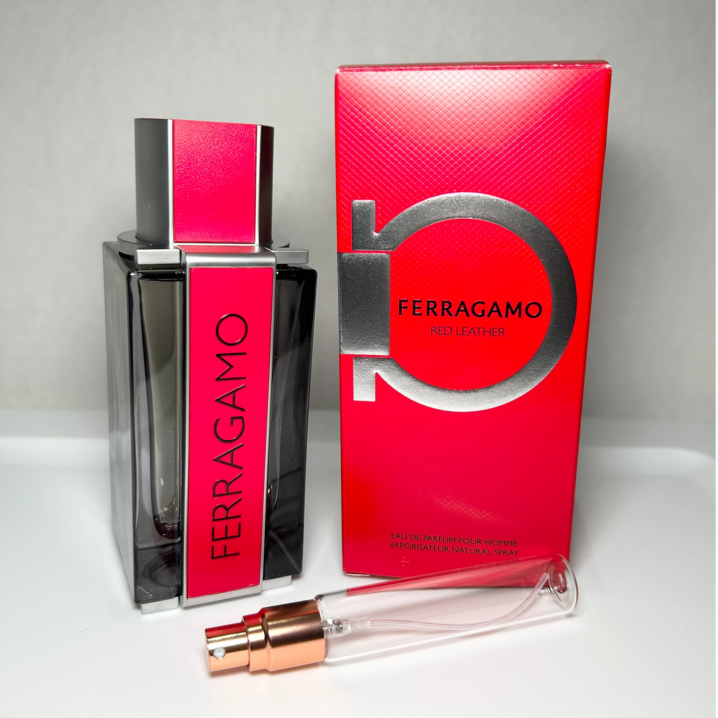 Ferragamo Red Leather 8ML
