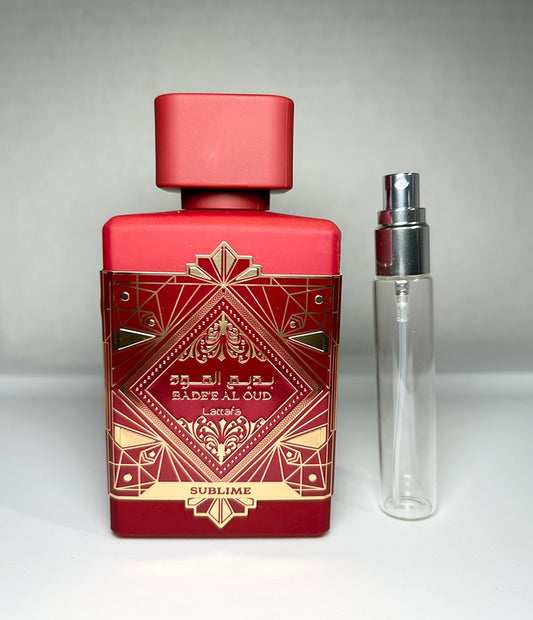 Bade’e Al Oud Sublime by Lattafa – Eau de Parfum (8 mL Travel Size)